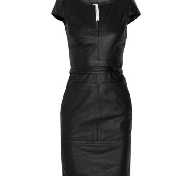 Bird by Juicy Couture Dresses & Skirts - Bird by Juicy Couture Leather Dress Size P or 0